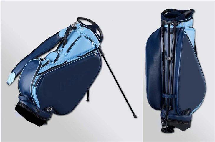 2.PU Leather Golf Stand Bag Custom Embroidery Logo Lightweight Golf Carry Bag suppliers