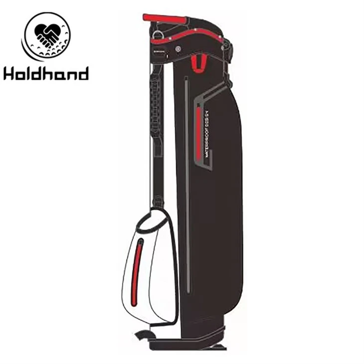 2026 New Fashion Customize OEM Pu Leather Material 14-way Golf Stand Bag factory