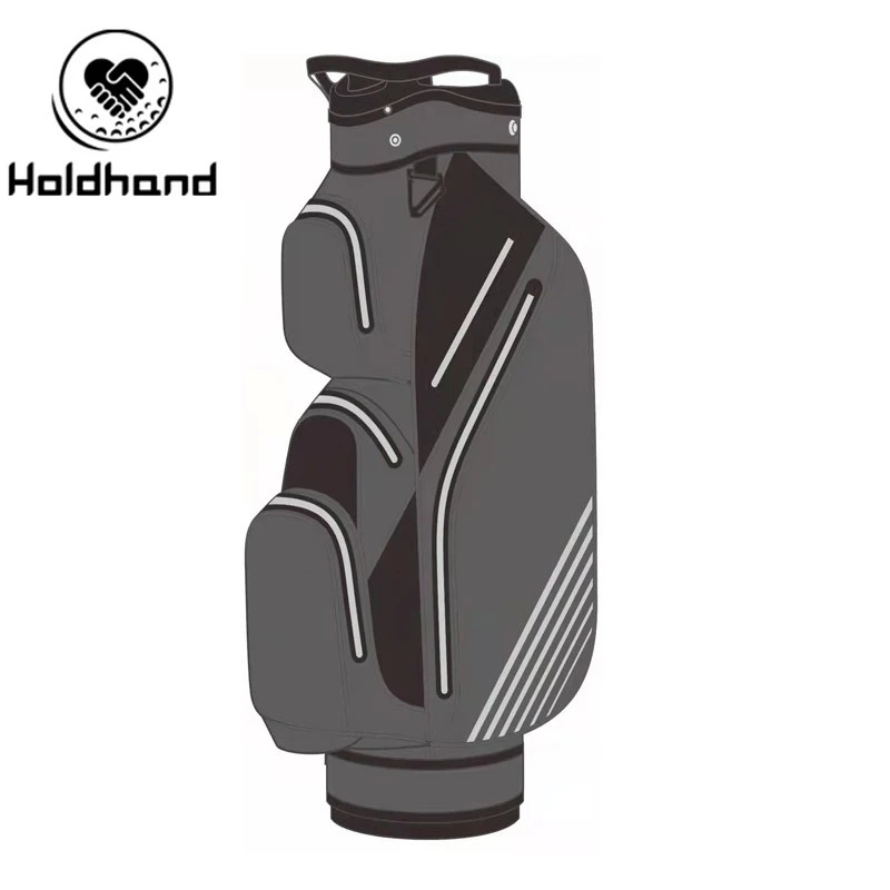 Compact Golf Bag Equipped With 15-tier Club Management, Exclusive Putter Cradle, Multi-functional Pocket System, Drink Chiller Compartment, Convertible Strap, And Quick-deploy RaCompact Golf Bag Equipped With 15-tier Club Management, Exclusive Putter Cradle, Multi-functional Pock