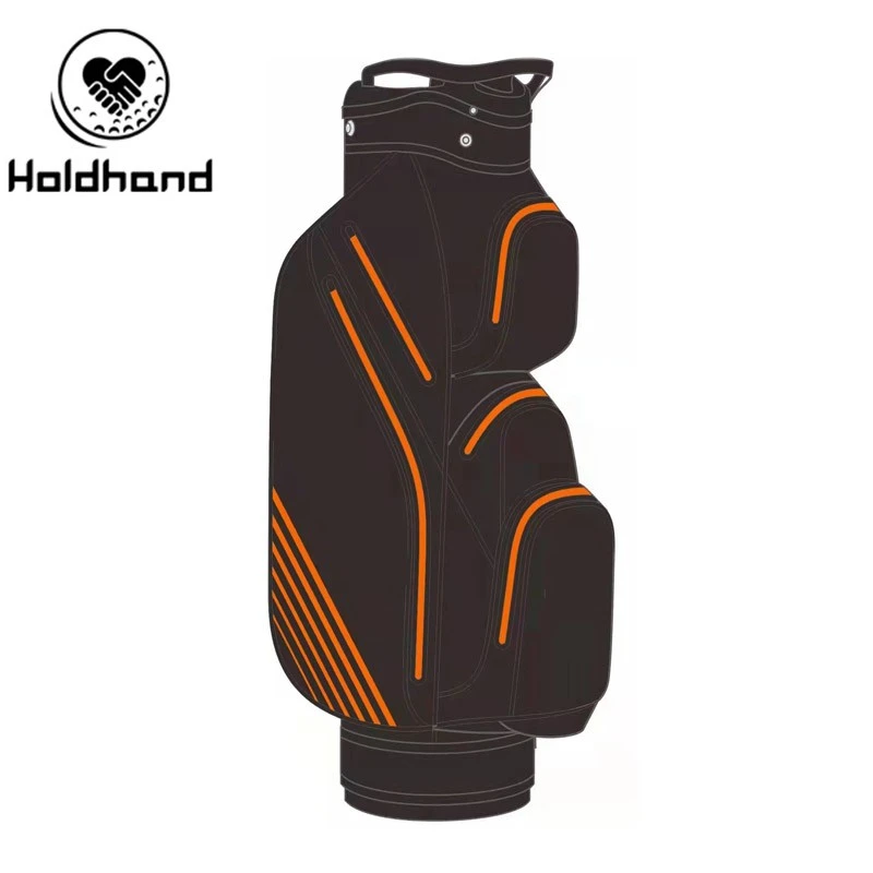 Compact Golf Bag Equipped With 15-tier Club Management, Exclusive Putter Cradle, Multi-functional Pocket System, Drink Chiller Compartment, Convertible Strap, And Quick-deploy RaCompact Golf Bag Equipped With 15-tier Club Management, Exclusive Putter Cradle, Multi-functional Pock
