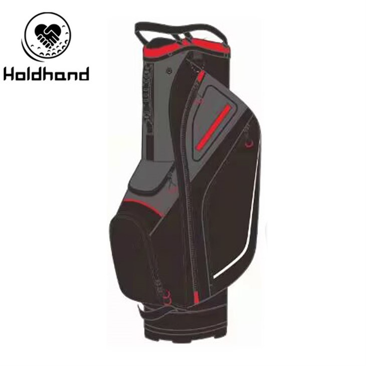 Elegant Customizable Golf Cart Bag - Gwo Kapasite & Lejè ak Opsyon Logo