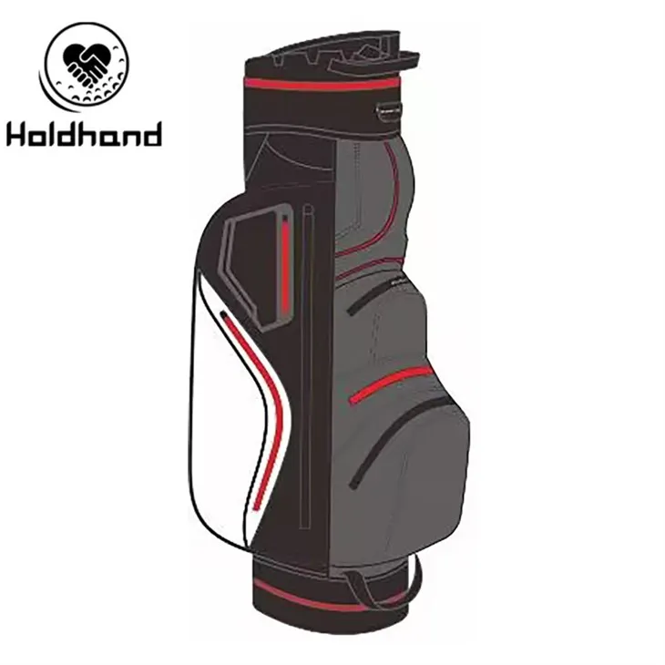 Embodies Compact Design Ingenuity With 15-tier Club Arrangement Framework, Specialized Putter Docking Facility, Multifunctional Pocket Distribution Patterns, Drink Thermal Regulation Chamber Module, Ergonomic Carry Implementation Strategy, Rapid-deployment Weather Protection Syst