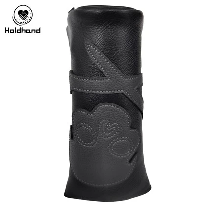 Designer PU Leather Golf Driver Covers - Floral Pattern & Logo Option