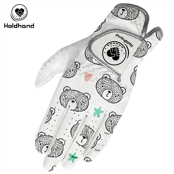 Alamòd Design Cabretta PU Leather Golf gan Custom Logo OEM