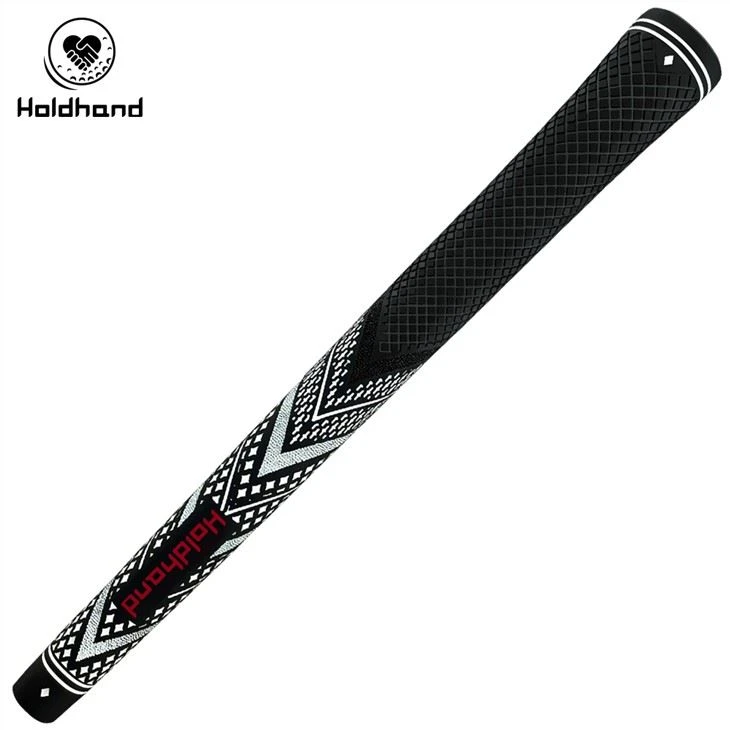 Segondè Garanti Kalite Popilè Kawotchou Nwa Anti-glise Modèl Tacky Golf Iron Grip