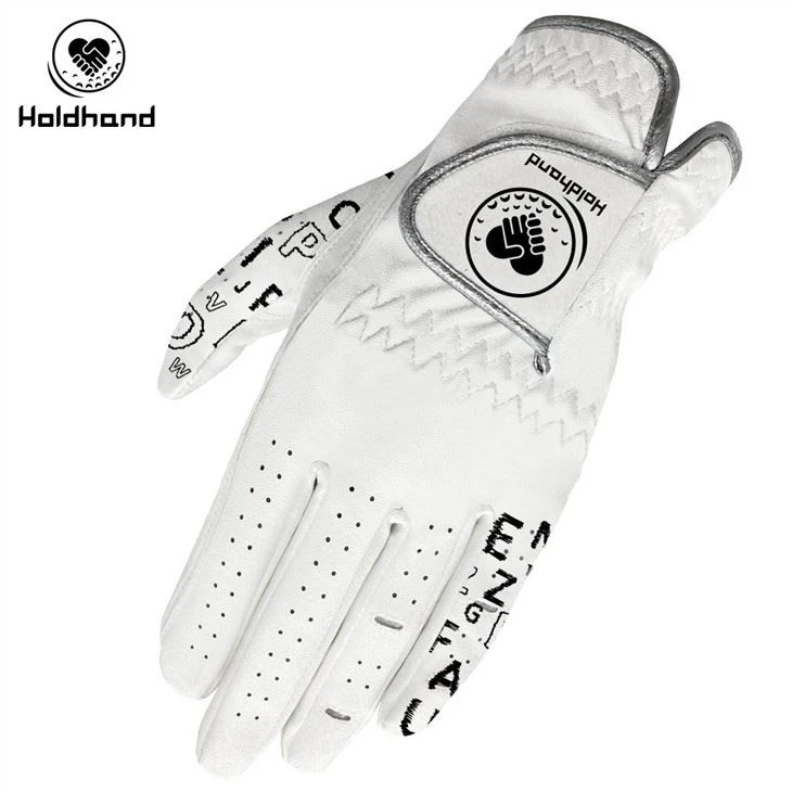 Hot Sales Soft Touching Personality Pattern New Design PU Cabretta Golf Gloves