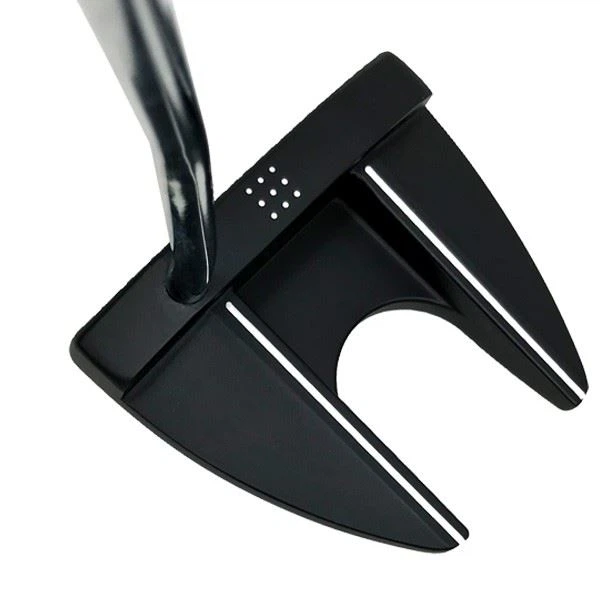 Mallet Golf Putter Head With Black Coating Zinc Alloy Golf Putter Head