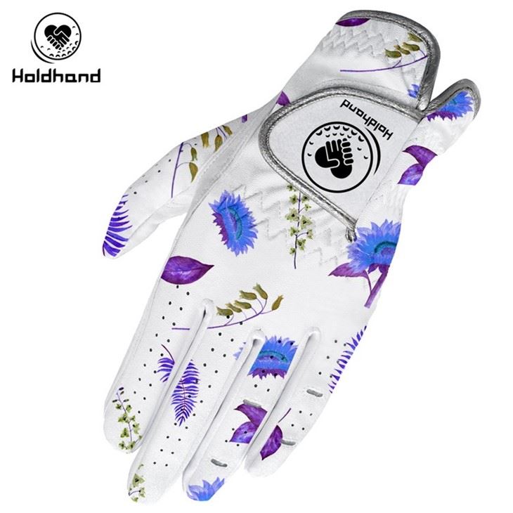 Personality Pattern And OEM Highlight Design PU Cabretta Golf Gloves