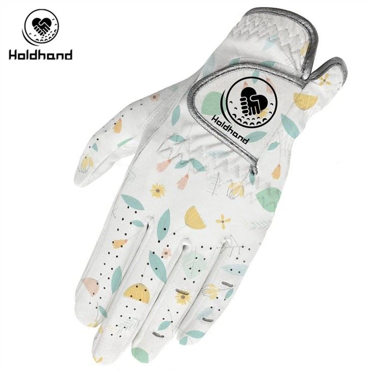 Printed Golf Gloves Suitable For Men Women With Cabretta Leather And PU Leather Can Be Customized Design And Logo